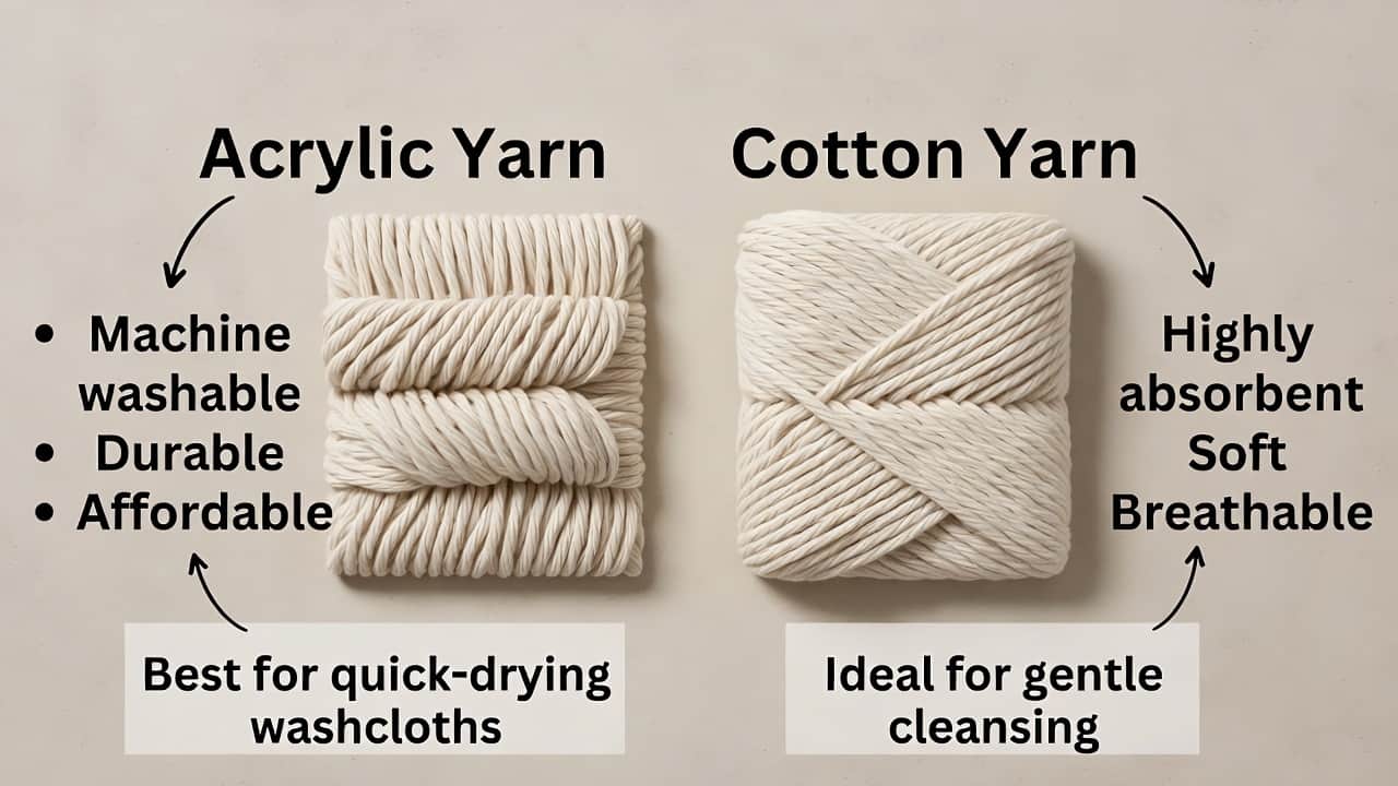 Cover Image for Can You Use Acrylic Yarn for Washcloths? Pros, Cons & When to Choose It