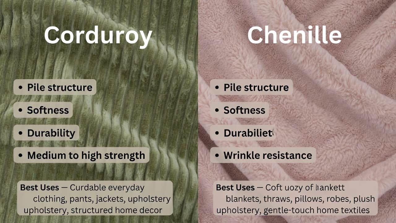 Cover Image for What Is the Difference Between Corduroy and Chenille? Fabric Guide
