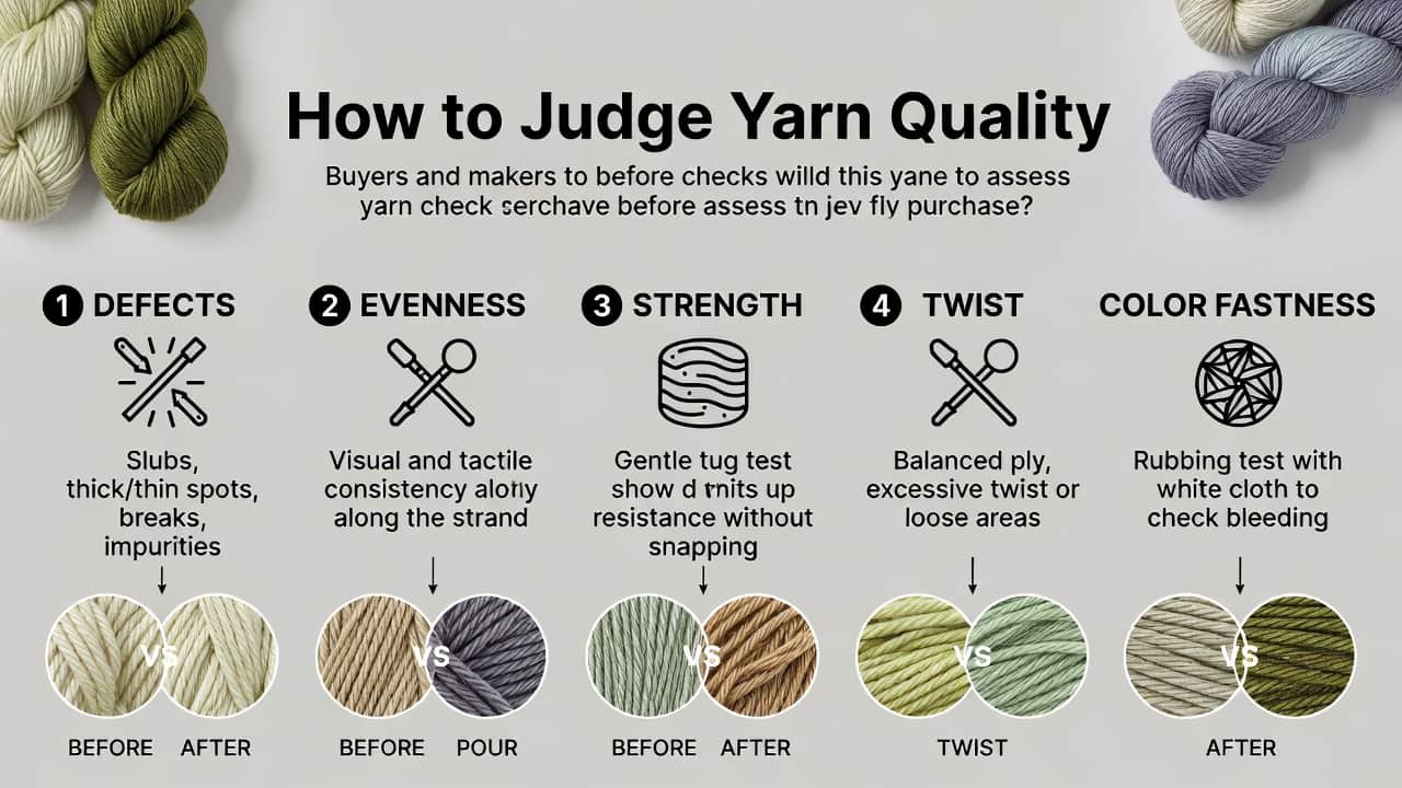 Cover Image for How to Quickly Judge Yarn Quality: 5 Key Indicators