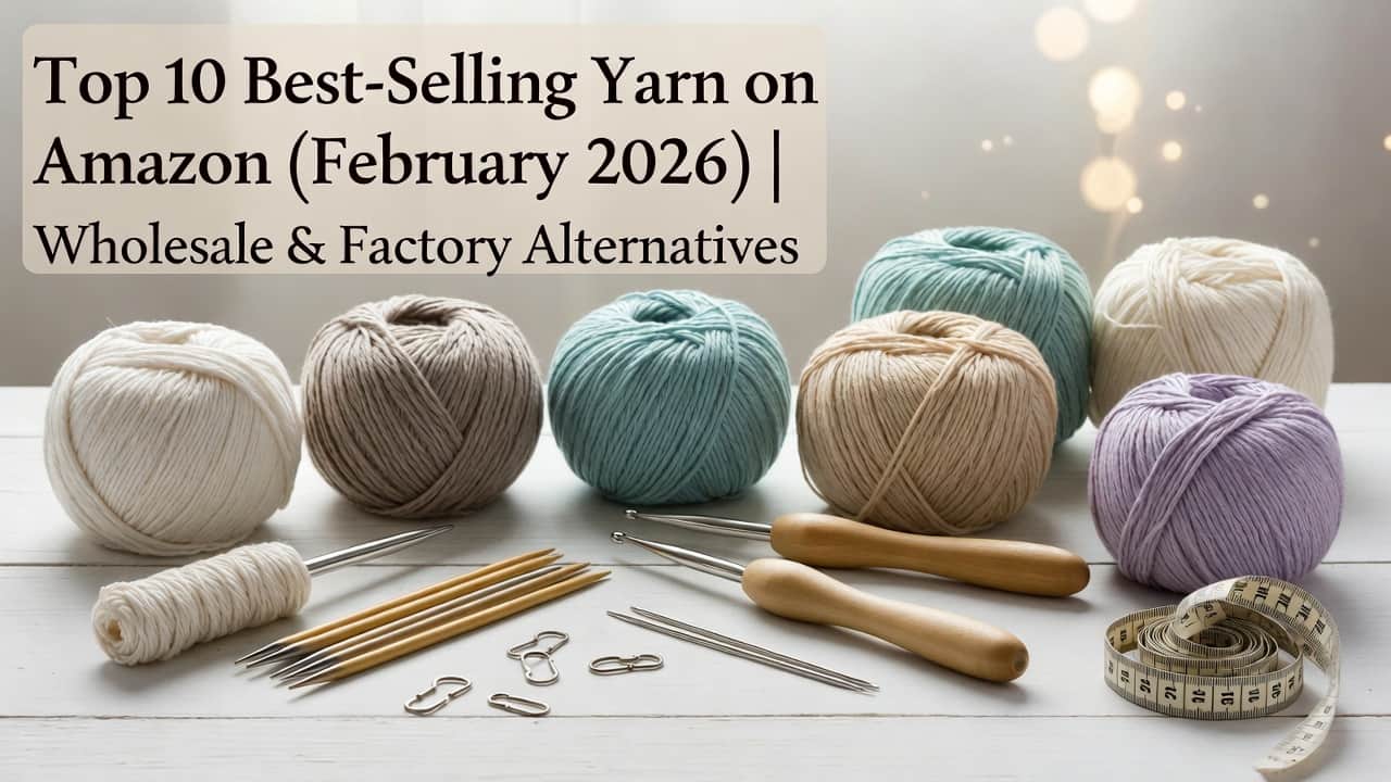 Cover Image for Top 10 Best-Selling Yarn on Amazon (February 2026) | Wholesale & Factory Alternatives