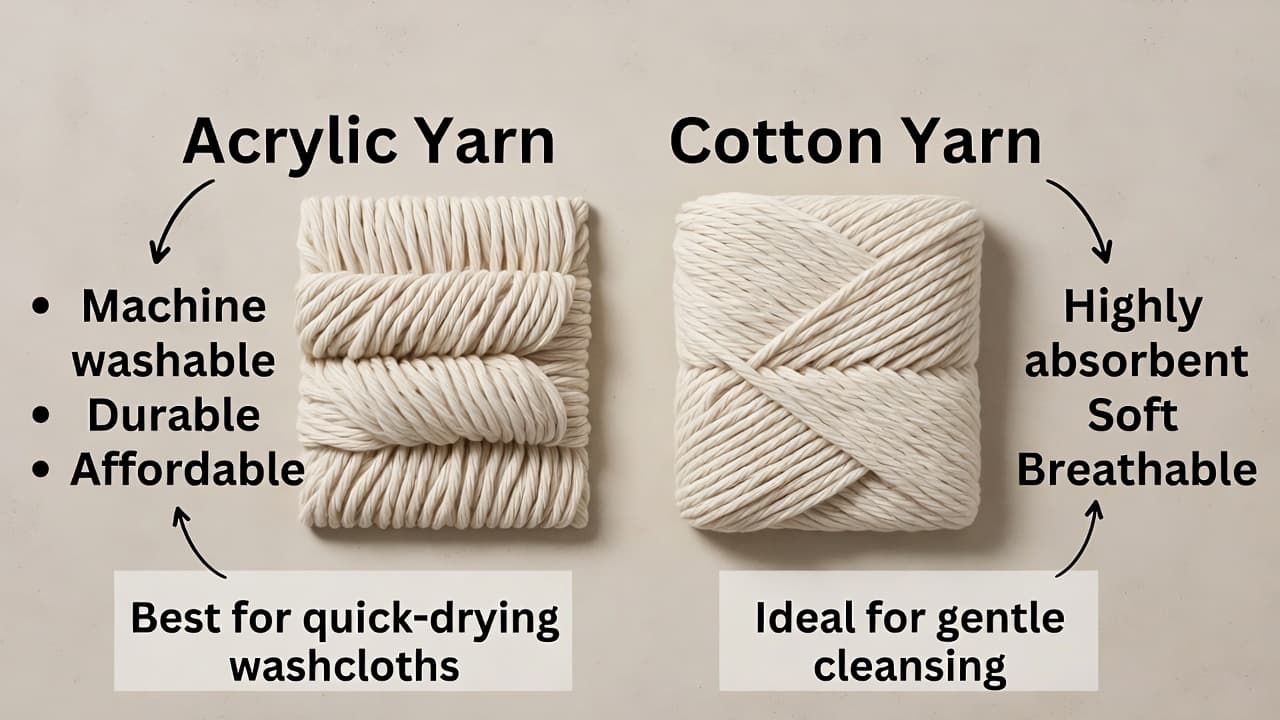 Cover Image for Can You Use Acrylic Yarn for Washcloths? Pros, Cons & When to Choose It