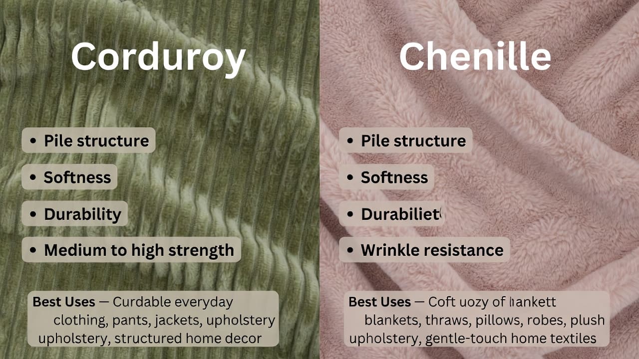 Cover Image for What Is the Difference Between Corduroy and Chenille? Fabric Guide