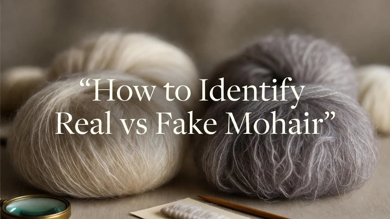 Cover Image for How to Identify Real vs Fake Mohair: A Professional Guide to Authentic Mohair Yarn