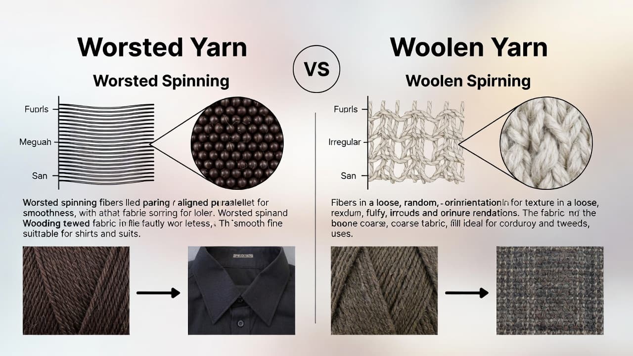Cover Image for Worsted Yarn vs Woolen Yarn: Key Differences Explained