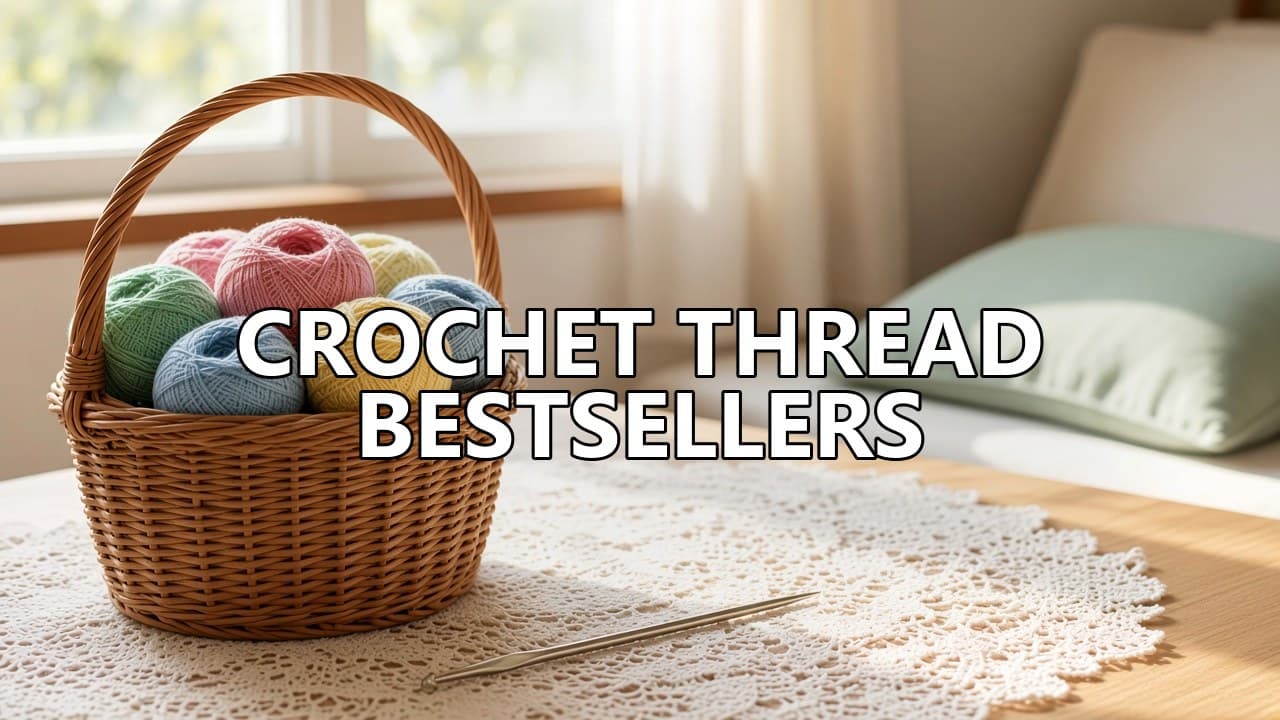 Cover Image for Top 10 Best-Selling Crochet Thread on Amazon (September 2026)