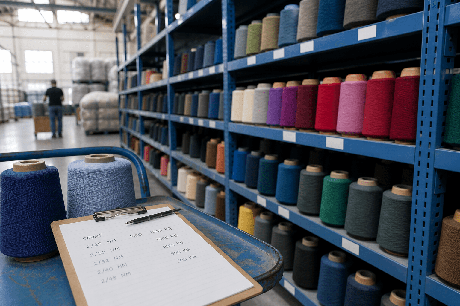 Cover Image for Yarn MOQ Explained for Wholesale Buyers (2026)