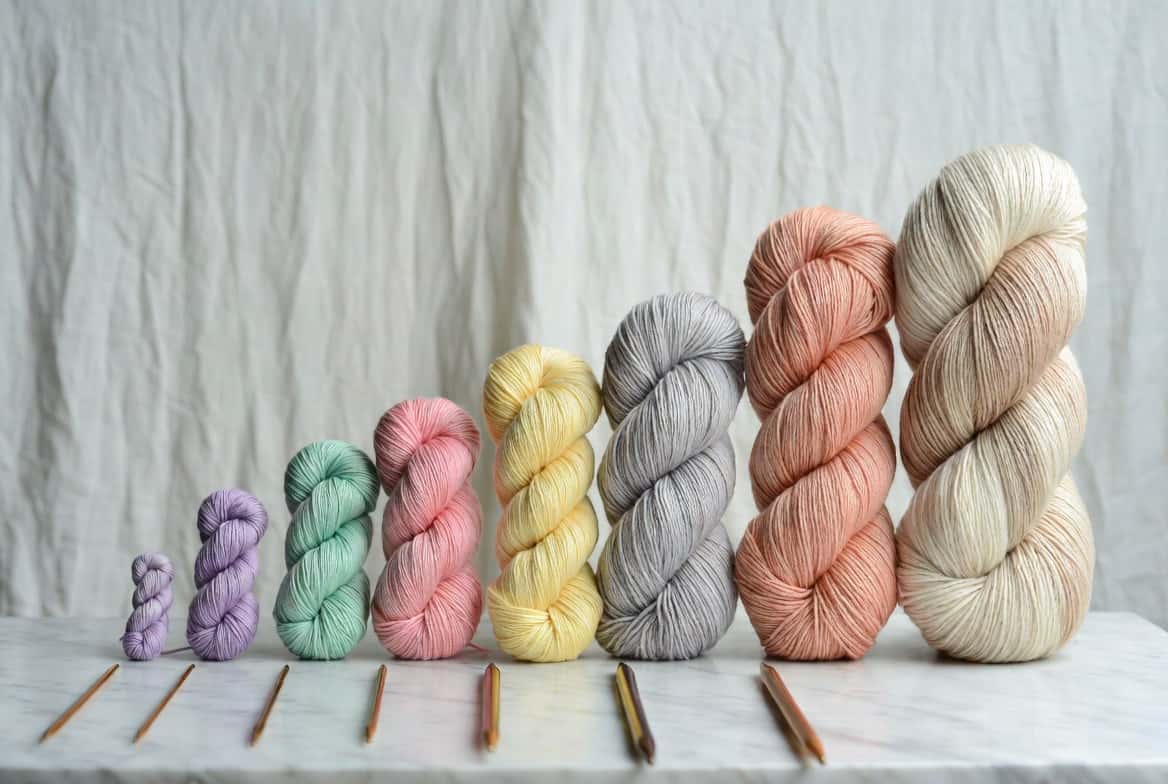 Cover Image for Yarn Weight Chart & Conversion Guide (US, UK, Nm, WPI)