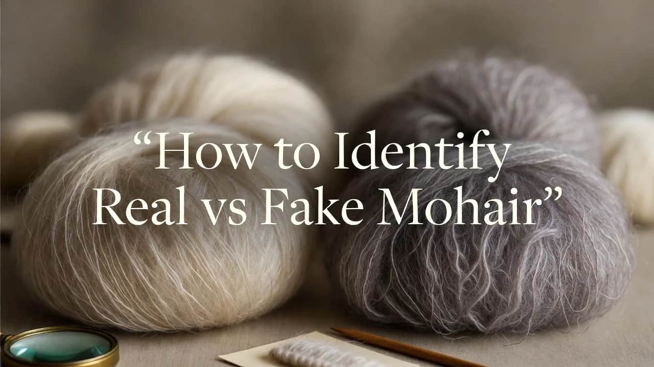 Cover Image for Real vs Fake Mohair - How to Identify Authentic Mohair Yarn