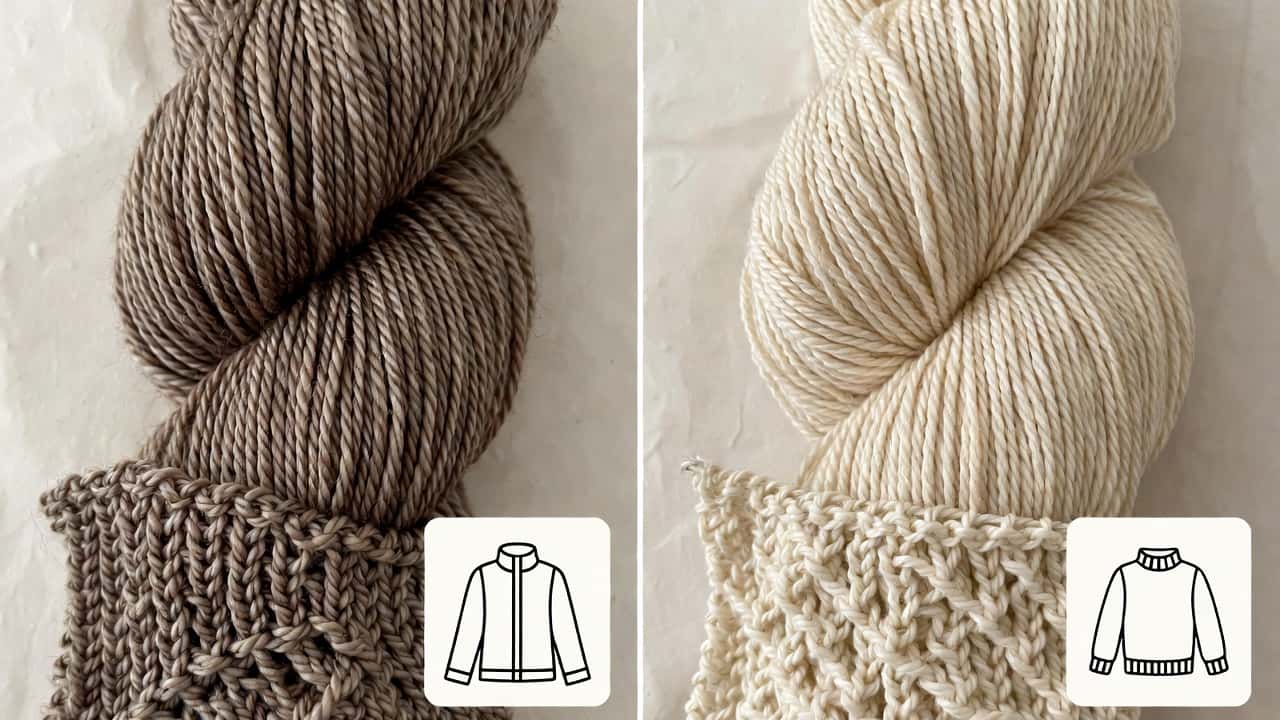 Cover Image for Ist Worsted-Wolle dasselbe wie DK? Gewicht und Textur erklärt
