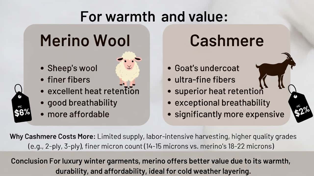 Cover Image for Är merino lika varmt som kashmir? Värmeguide