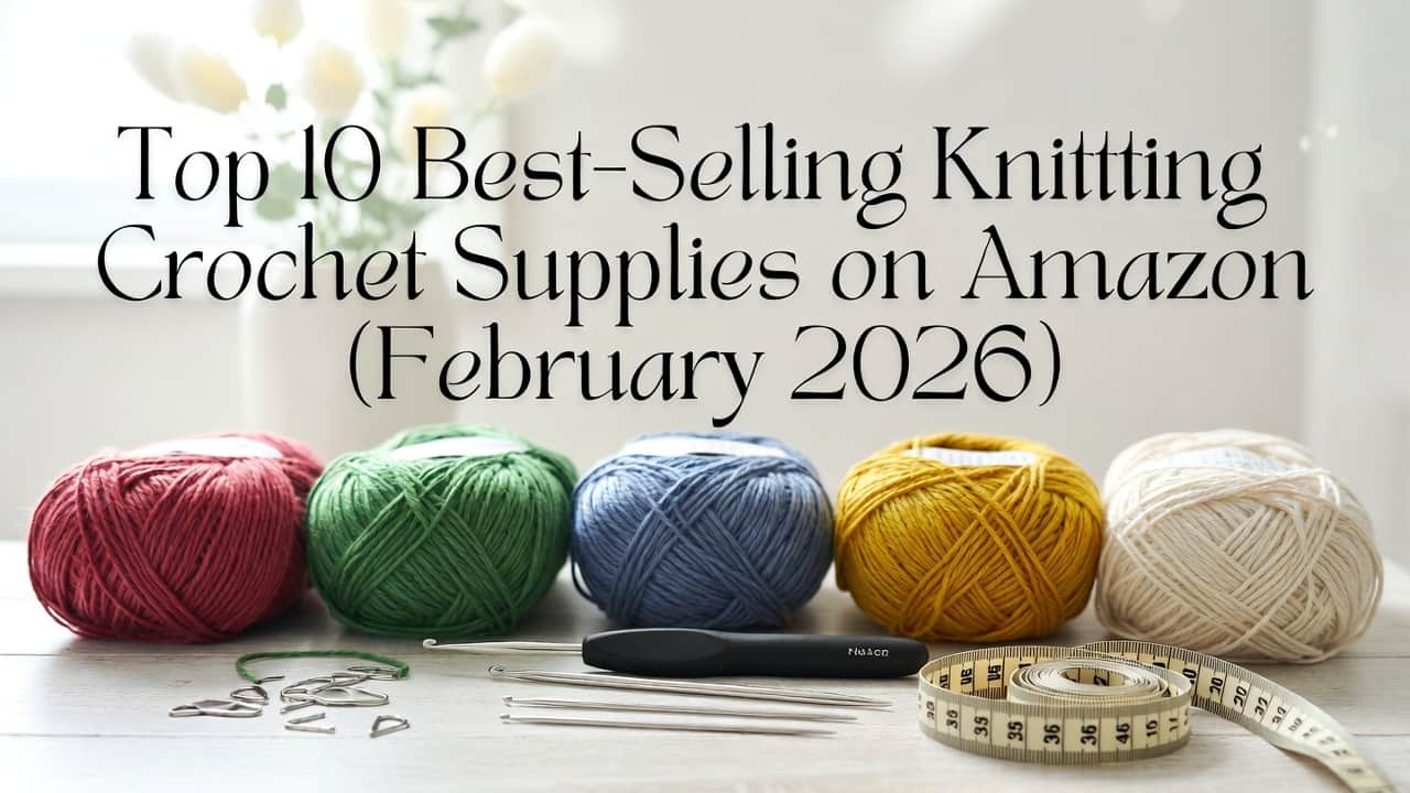 Cover Image for Top 10 Best-Selling Knitting Crochet Supplies on Amazon (February 2026): Expert Reviews