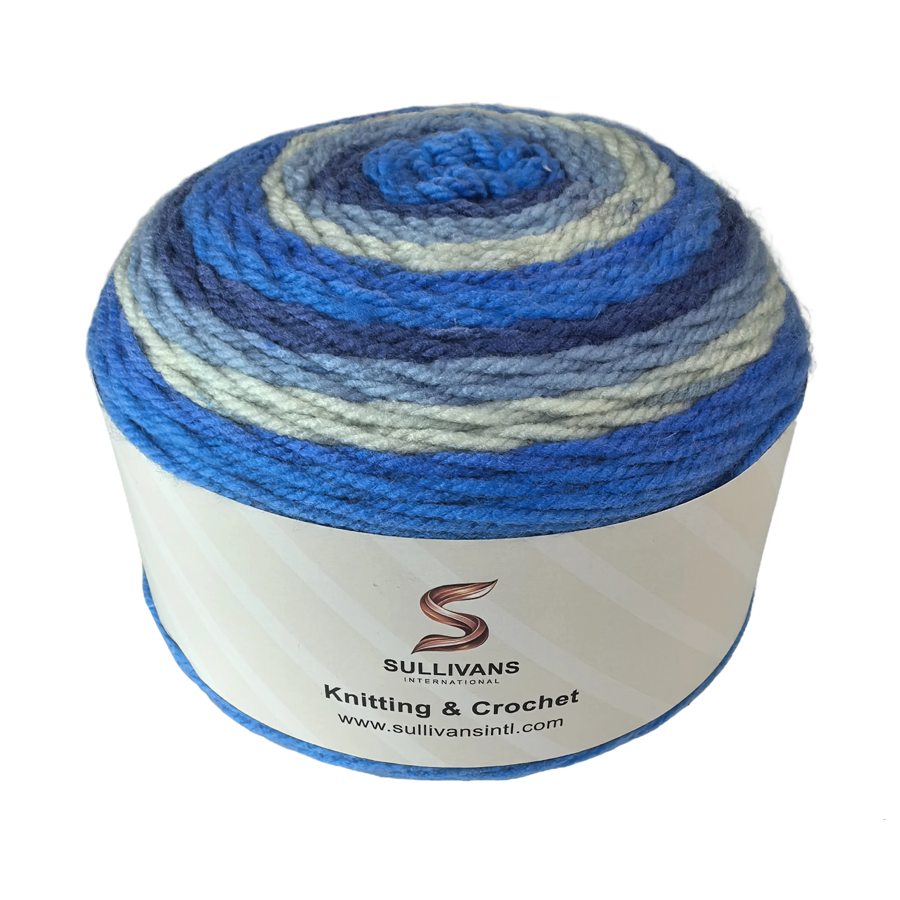 Sustianable Colorful Bonus Bundle Yarn for Knitting, Crocheting and Crafting,  1 Cake
