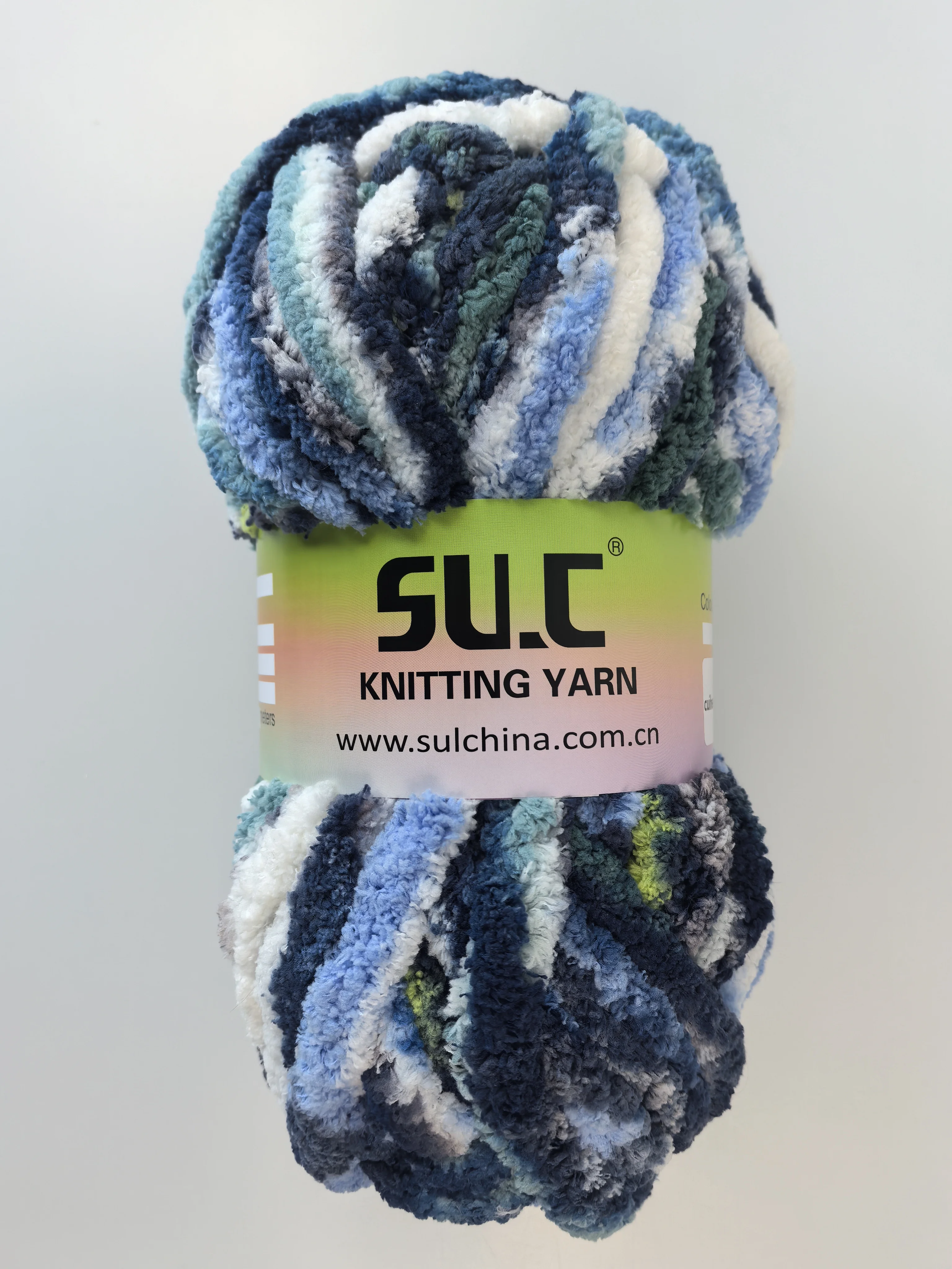 Chunky Yarn for Hand Knitting, Chunky Chenille Blanket Yarn, Jumbo Big Thick Chunky Yarns for Crocheting, Multi Tie Dye Bulky Knit Yarns