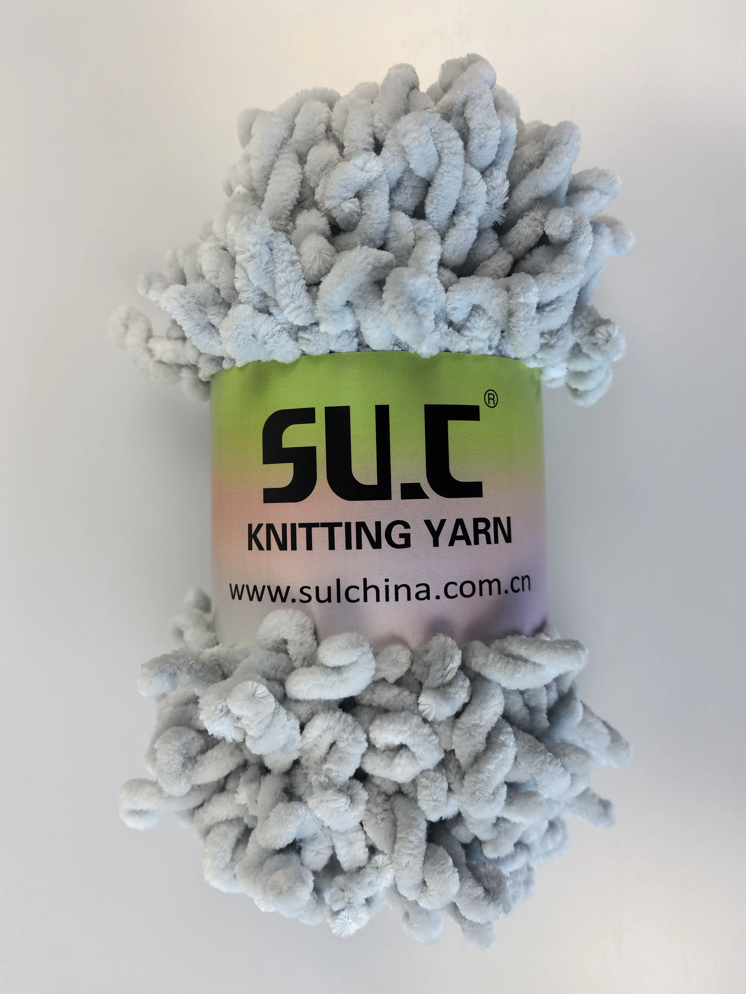 Fun Finger Loops Yarn Grey Color