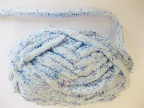 Fuzzy Chunky Chenille Yarn for Crocheting and Hand Knitting