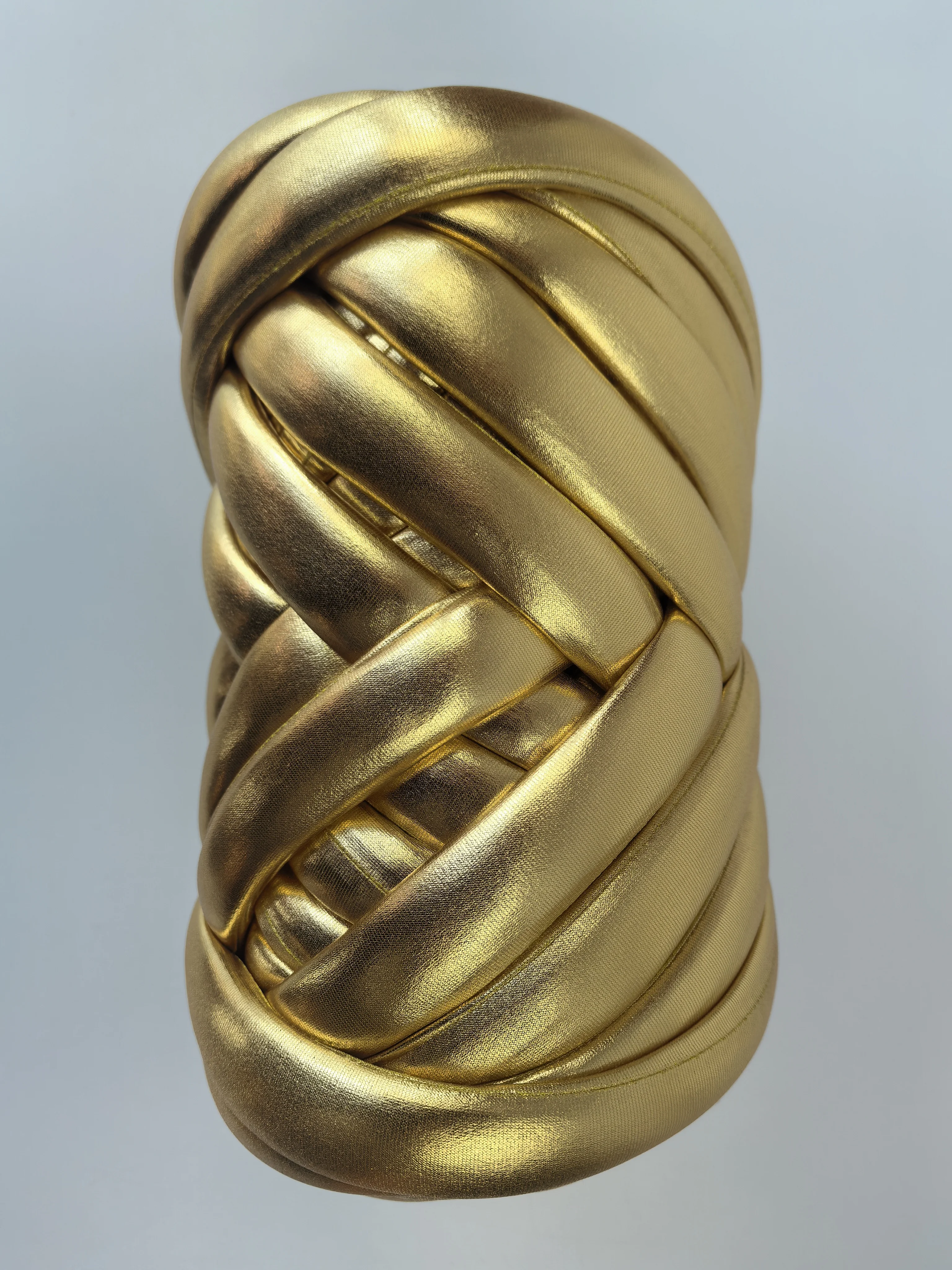 Metallic Chunky Yarn for Hand Knitting, Luxury Jumbo Tubular Knit Tube Yarn for Arm Knitting Bag, Basket, Pillow and DIY Crafts.