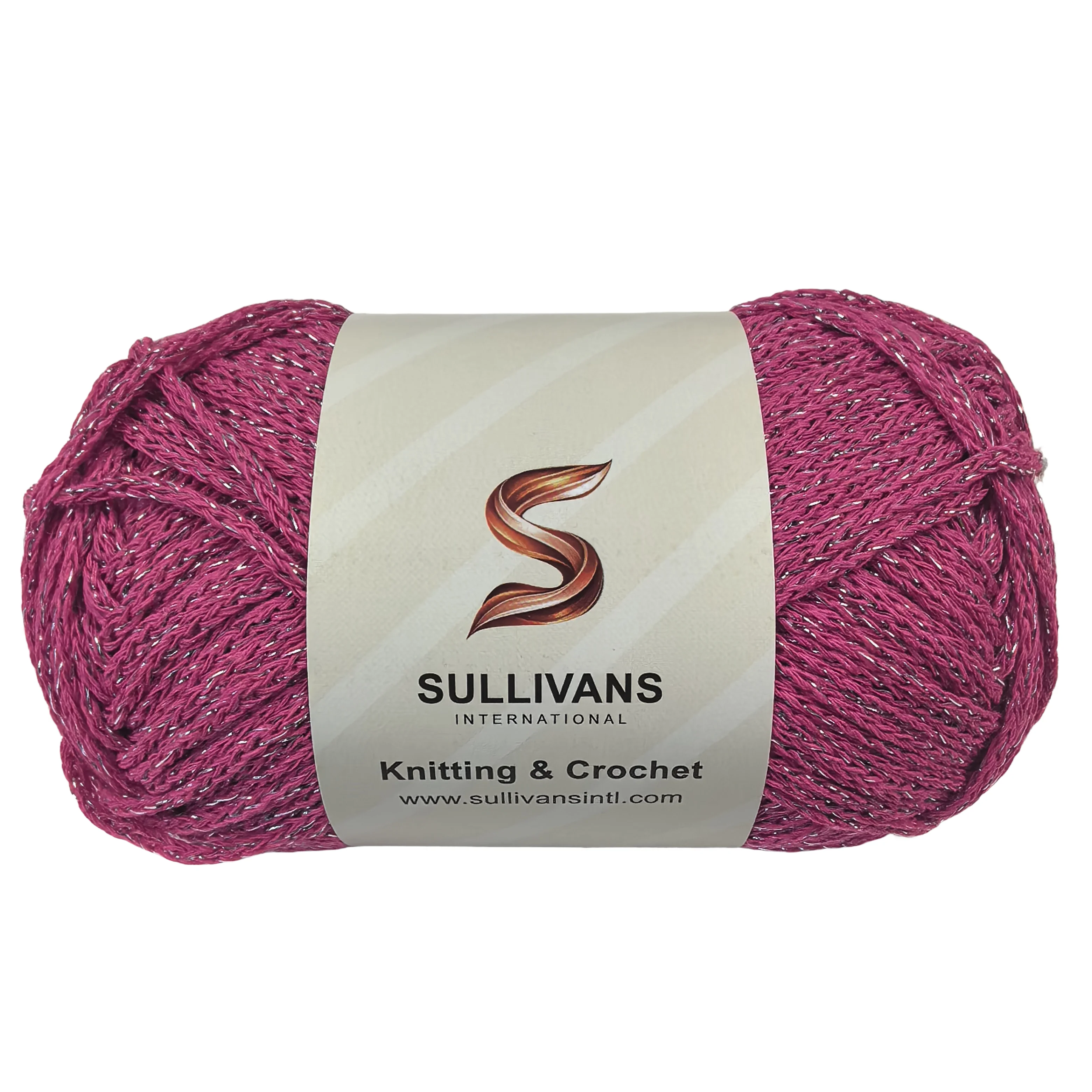 Sparkle Recycledc Cotton Metallic, Haken, Breien en knutselen, Zacht ademend garen voor doe-het-zelfprojecten, babykleding en accessoires